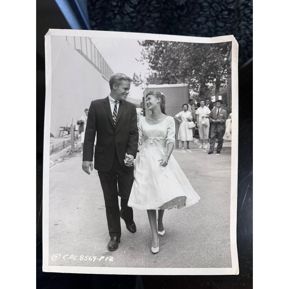 Vintage 1959 Movie Photo "Because Theyre Young" Doug McClure & Roberta Shore 8x1